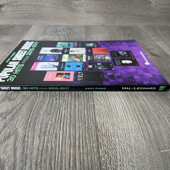 Popular Sheet Music 30 Hits from 2015-2017 Easy Piano Songbook Hal Leonard - Picture 3 of 5